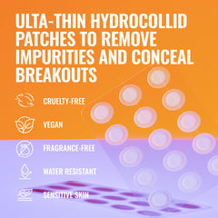Good Molecules hydrocolloid technology helps patches stay discreet and comfortable.