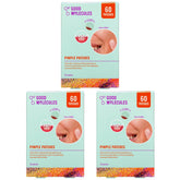 Good Molecules Pimple Patches front view; discreet blemish care that blends with skin.