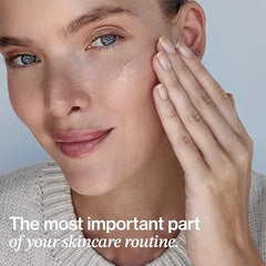 Good Weather Skin bottle closeup shows mineral formula and smooth texture.