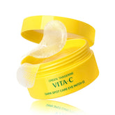 GOODAL Green Tangerine Eye Patches Alpha packaging highlighting moisture support