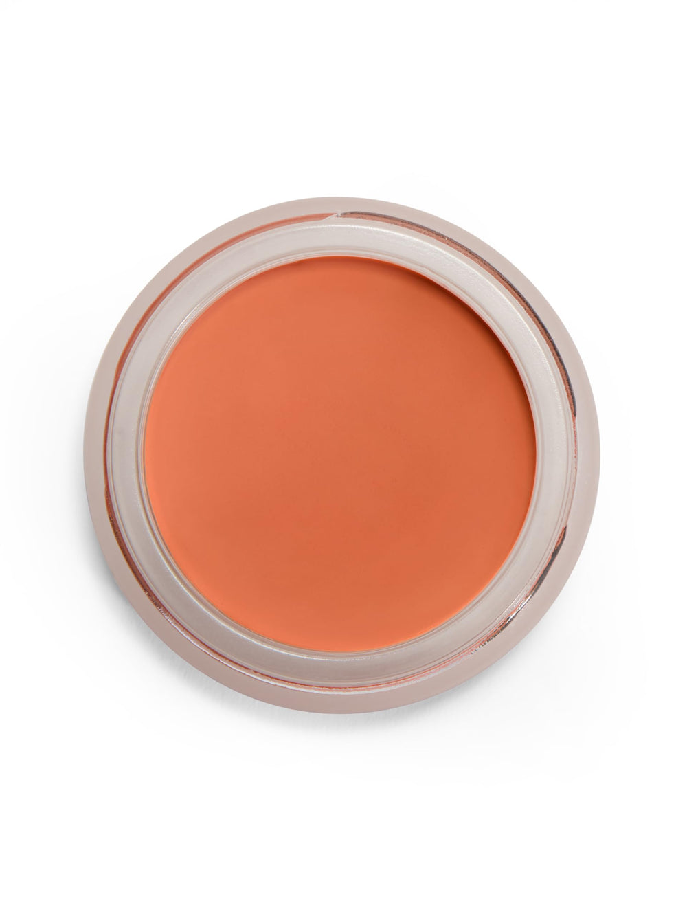 Goop Beauty Cream Blush Slipper Peach swatch adds a natural, sheer color to cheeks.