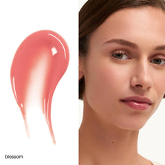 Goop Beauty Hydra-Barrier Gloss Blossom shade providing lightweight color and moisture