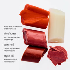 Goop Lip Balm Trio Tomato with subtle red tint and lasting hydration