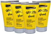 Got2B Glued Spiking Glue 1.25 oz four-pack display for bold styles.
