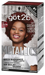 Got2B Metallics Deep Red developer bottle ready for seamless color application.