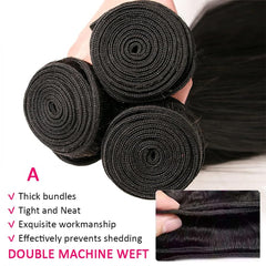 Gotcosy Brazilian virgin hair double-weft ensures smooth installation