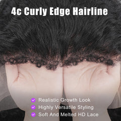 Goulus 13x6 HD lace frontal wig offering invisible scalp and breathable wear.