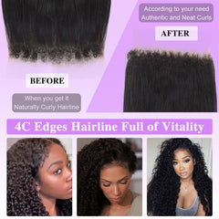 Goulus pre-bleached and pre-plucked hairline provides ready-to-wear convenience.