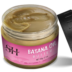 gowwim Batana Oil 60g jar shown, delivering pure hydration for healthier-looking hair.