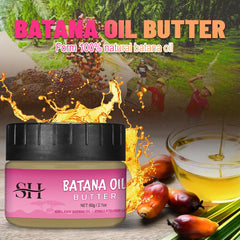 gowwim Batana Oil bottle closeup highlights natural formula for scalp nourishment.