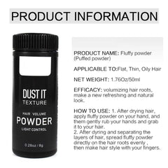 gowwim styling volume powder lightweight texture for natural-looking volume all day.