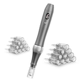 Graehn derma roller pen closeup with 0.25mm needles for at-home skincare.