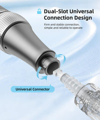 Graehn derma roller pen in hand for precise stimulation during routine.