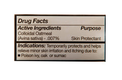Grandma's Poison Ivy Soap Bar lather showing colloidal oatmeal for irritated skin.