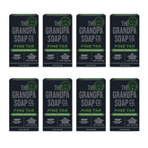 The Grandpa Soap Company Pine Tar Bar Soap forest scent provides a refreshing cleanse.