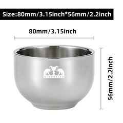 Grandslam shaving bowl with large capacity for dense foam.