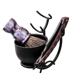 Grandslam shaving kit shaving bowl demonstrates generous lather space
