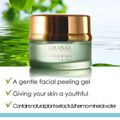 Gratiae gel texture closeup highlights a smooth, mild formula for daily use