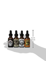 Grave Before Shave beard oil pour shot highlighting shine and healthy beard