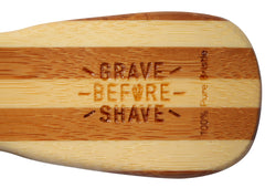 Grave Before Shave wild boars hair beard brush delivers precise grooming.