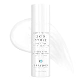 Graydon Skin Stuff Face & Eye Ceramide Moisturizer bottle shows lightweight hydration