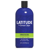 GREAT CLIPS LATITUDE Firm Style Gel bottle shows strong hold and high shine