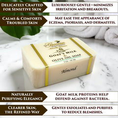 The Grecian Soap Company almond-suds hydrate and soothe daily