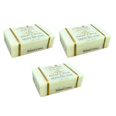 Grecian Goats Milk & Olive Oil Soap Island Citrus 3-pack for dry skin relief.