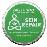 Green Goo Skin Salve jar front view offering nourishing dry-skin relief