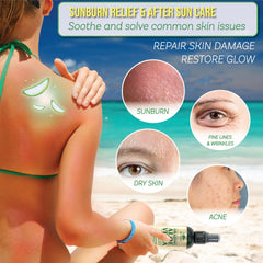 Green Leaf Naturals Aloe Vera Spray mist for quick moisturization.