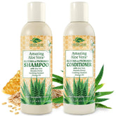 Green Leaf Naturals eczema shampoo bottle for gentle, itchy scalp care