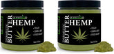 GreenIVe hemp body butter jar front showing premium packaging and brand name for hydration.