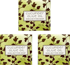 Greenwich Bay cleansing spa soap with shea and cocoa butter closeup suggesting moisturizing benefits.