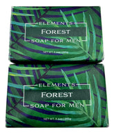 Greenwich Bay Forest Elements Soap front view, masculine design and forest-inspired fragrance