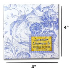 Greenwich Bay Lavender Chamomile Dusting Powder talc-free formula for gentle skin care
