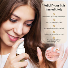 GREEONIL Serum blends argan, coconut, olive oils for natural hydration.