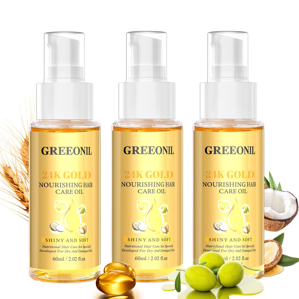 GREEONIL Olive Oil Serum frizz control for smooth, manageable hair.