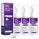 Greoay 5% Minoxidil Foam bottle for women promotes targeted hair growth.