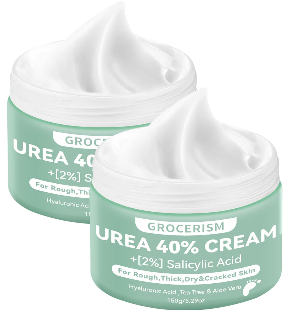 Grocerism Urea Cream 40% + 2% Salicylic Acid pack viewed front for deep moisturization.