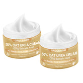 Grocerism Urea Cream bottle showing 50% urea for deep hydration.
