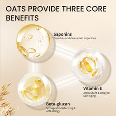 Grocerism Urea Cream with oats exfoliation swatch for smooth skin.