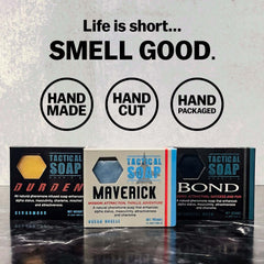 Grondyke Tactical Soap Maverick bar for adventurous, playful grooming moments.