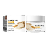 Grospe Rice Cream Face jar closeup reveals a silky texture for daily hydration.