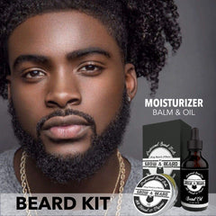 Grow Alpha beard balm tin provides soft hold and natural shine.