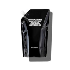 Grown Alchemist Energize Body Cleanser bottle front with chamomile and bergamot.