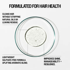 Plant-based, sulfate-free formula highlighting Hydroviton Betaine Panthenol