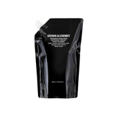 Grown Alchemist Invigorate Hand Wash Refill bottle close-up highlighting aloe for soft skin