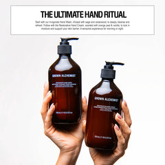 Grown Alchemist Invigorate Hand Wash Refill bottle with citrus aroma suggests spa-like daily cleansing