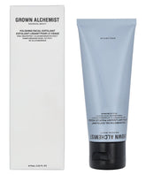Grown Alchemist exfoliant bottle with pink grapefruit for gentle radiance.