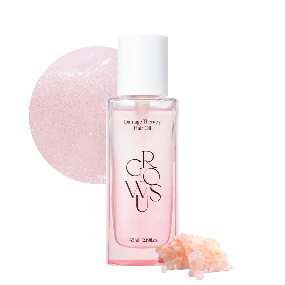 GROWUS Damage Therapy Oil bottle glow adds lasting shine